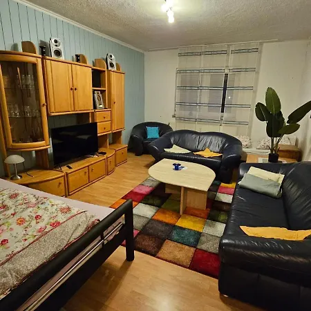 דירה Eigener Eingang, 1-zimmer Mit Bett Und Grosse Wohnkueche Mit Schlafcouch